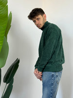 Carica l&#39;immagine nel visualizzatore Galleria, Maglione mezzo collo Verde
