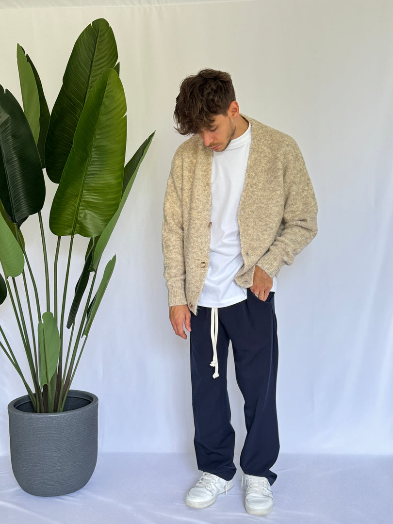 Cardigan con bottoni