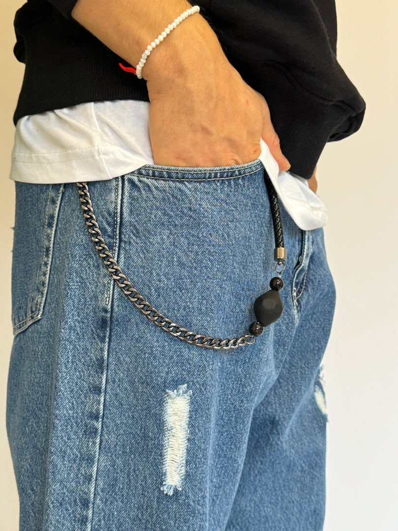 Jeans con spacchetto